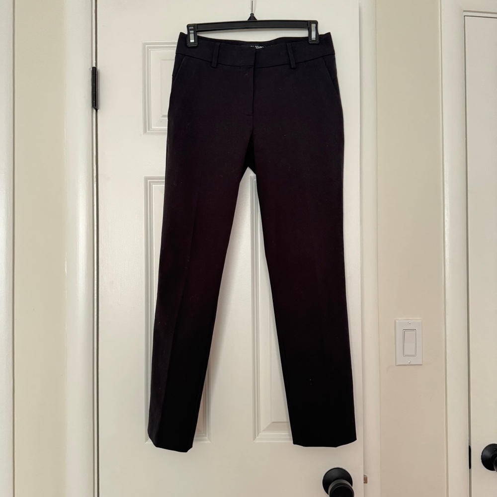NEW Piazza Sempione Kim Cotton Trousers Black Size IT 38 - Picture 3 of 6